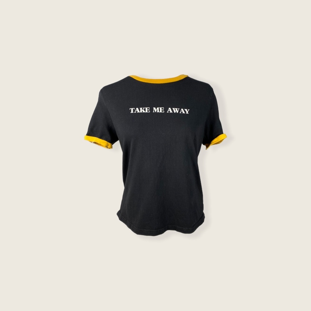 3/$30 Forever 21 “Take Me Away” Babydoll Graphic Tee M